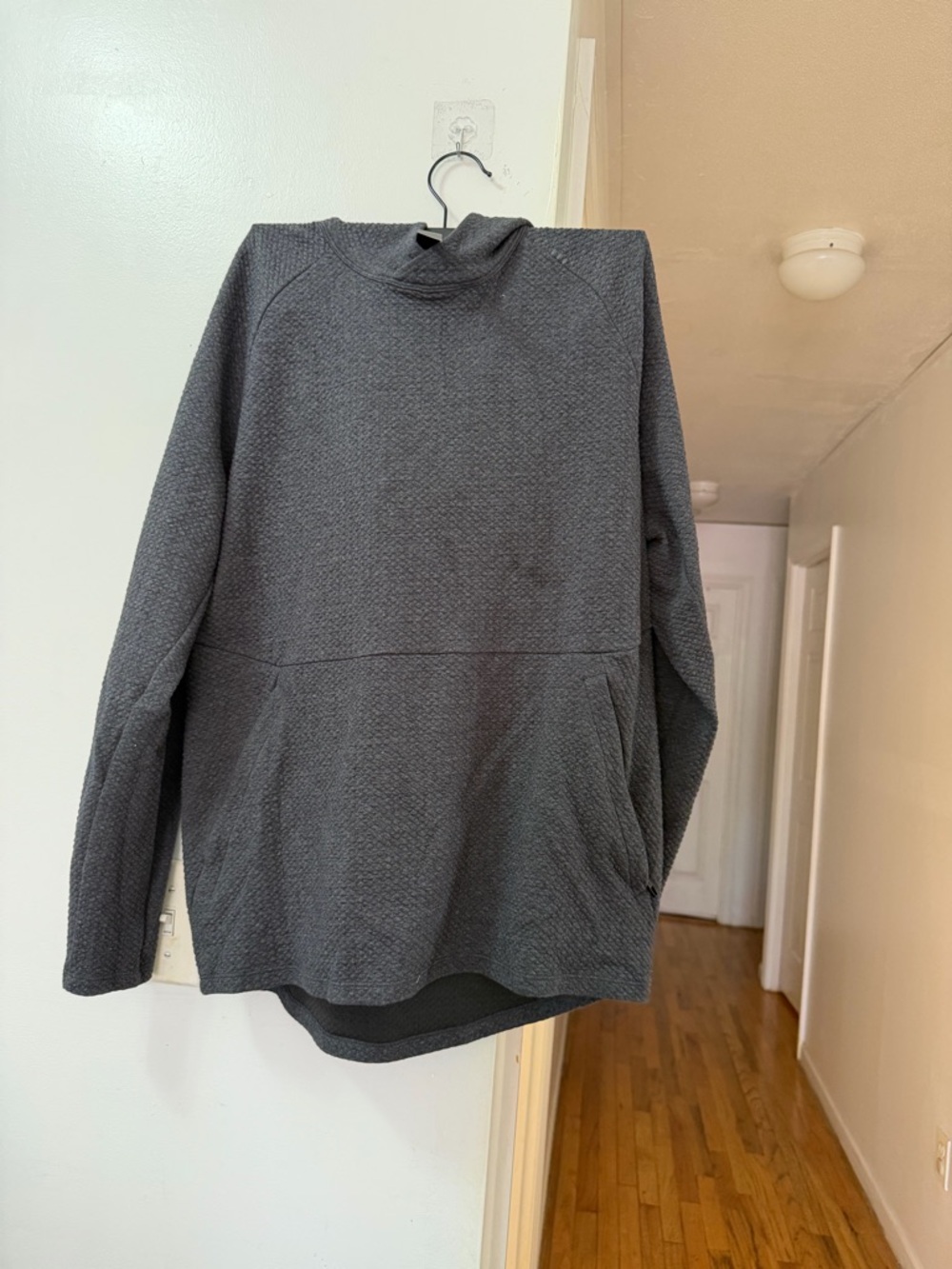 lululemon athletica Dark Heather Gray Mock Neck Pullover